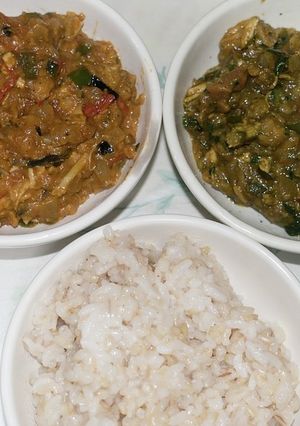Wバターケンタカレーと玄米もち麦ライス-レシピのメイン写真