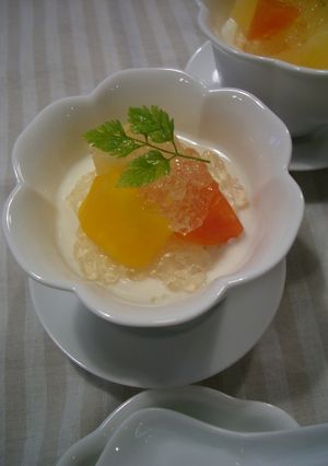 きらきら☆トロピカル杏仁豆腐-レシピのメイン写真