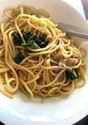 和風ベーコンとほうれん草のパスタ-レシピのメイン写真