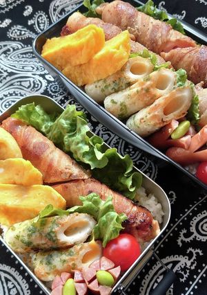 ❜21/6/23 魚肉ソ豚バラ巻き弁当-レシピのメイン写真