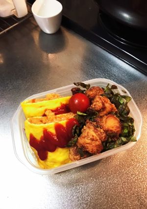 冷凍食品でおとな様ランチ弁当-レシピのメイン写真