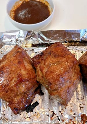 簡単焼き豚 チャーシュー 漬けて焼くだけ-レシピのメイン写真