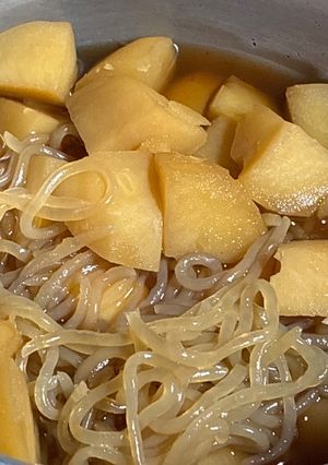 炊飯器でじゃがいもとしらたきの煮物-レシピのメイン写真