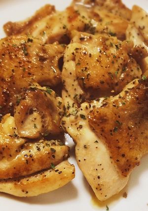 簡単おかず:鶏肉の黒コショウ焼き-レシピのメイン写真