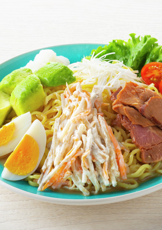 ごぼうサラダの冷やし中華-レシピのメイン写真