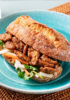 大豆のお肉のバインミー-レシピのメイン写真