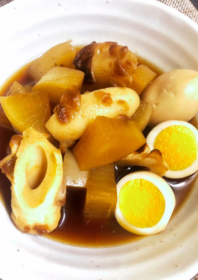 簡単！大根とちくわ、卵の煮物-レシピのメイン写真