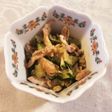 鯵の開きとキュウリの胡麻酢和え