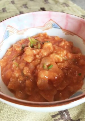 トマト味の簡単オートミールリゾット-レシピのメイン写真