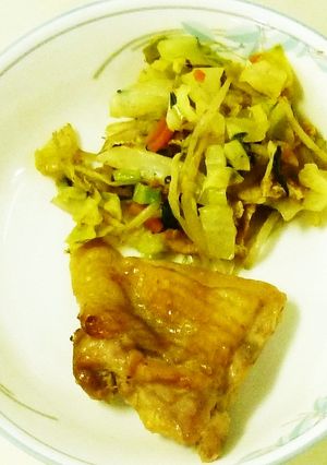 【学校給食】鶏梅風味焼き-レシピのメイン写真