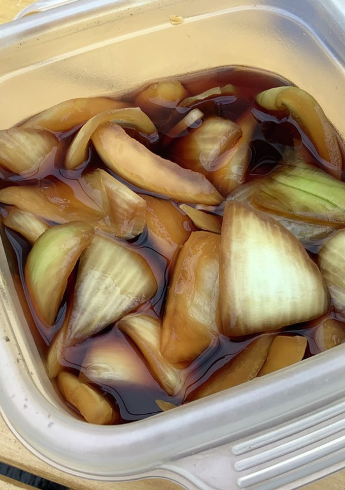 箸が止まらない、新玉ねぎの麺つゆ漬け-レシピのメイン写真
