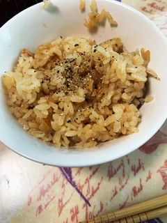 唐揚げ 炊き込みご飯 茶飯 さくらご飯-レシピのメイン写真