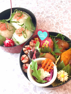 雨月23 たらこおにぎり弁当-レシピのメイン写真