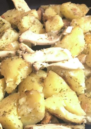エリンギとポテトの青のり焼き-レシピのメイン写真