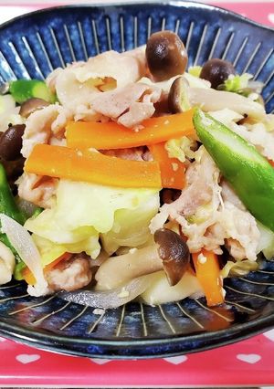 豚肉とキャベツのみそ塩麹炒め-レシピのメイン写真