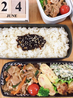 豚コマのもやし炒め弁当 21/6.24-レシピのメイン写真