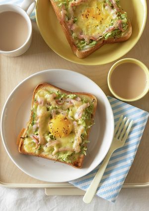 朝食に！巣ごもりトースト-レシピのメイン写真