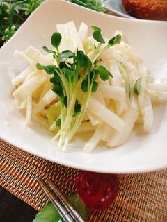 大根とシーチキンのマスタードマヨサラダ-レシピのメイン写真