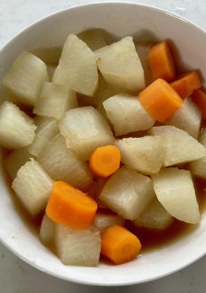 大根とニンジンの煮物-レシピのメイン写真