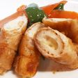 ちくわチーズを豚肉で巻いてみたよ