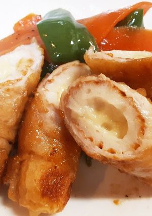 ちくわチーズを豚肉で巻いてみたよ-レシピのメイン写真