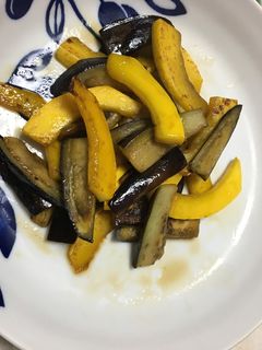 コリンキーとナスの炒め物-レシピのメイン写真