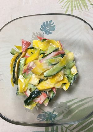 コリンキーのカラフルサラダ-レシピのメイン写真