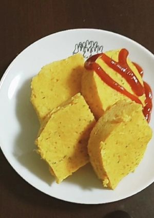 野菜ジュースで食事系オートミール蒸しパン-レシピのメイン写真