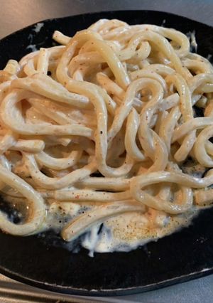 超節約　激安　ピリ辛マヨうどん-レシピのメイン写真
