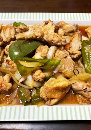 鶏肉と野菜の麺つゆ炒め煮-レシピのメイン写真