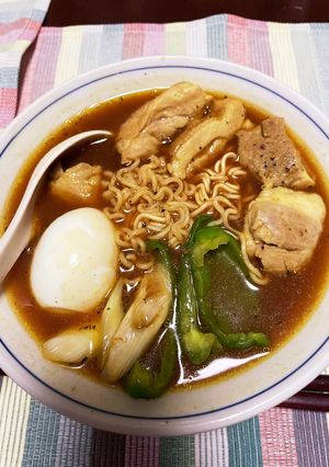 インスタントで本格スープカレーラーメン-レシピのメイン写真