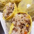 ビビンバおにぎり!薄焼き卵で巻き巻き〜