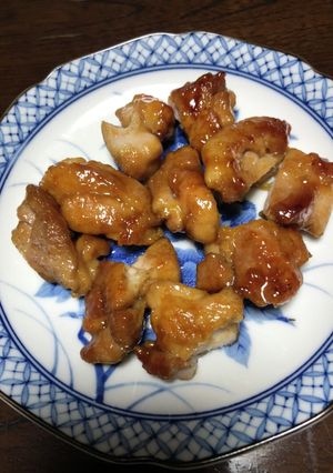 【簡単！】唐揚げ肉でフライパン焼きとり-レシピのメイン写真