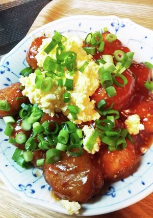 唐揚げ甘酢あんかけ-レシピのメイン写真