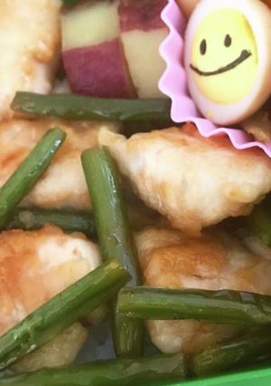 鶏ささみとニンニクの芽のレモンマヨソテー-レシピのメイン写真