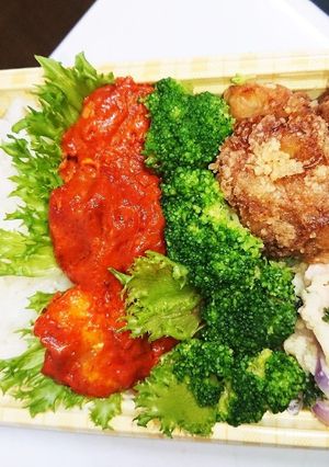 【夫婦弁当74】海老オーロラソース炒め-レシピのメイン写真