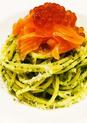 人参の葉のジェノベーゼパスタ☆-レシピのメイン写真
