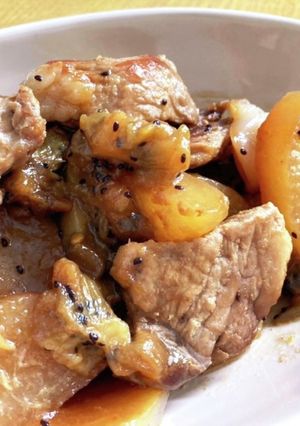 キウイで☆ガッツリ豚肉料理！-レシピのメイン写真