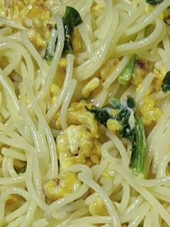 ニラ玉をアレンジパスタ-レシピのメイン写真