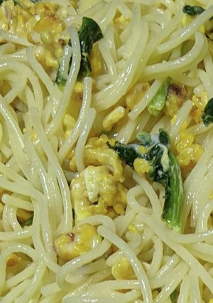 ニラ玉をアレンジパスタ-レシピのメイン写真
