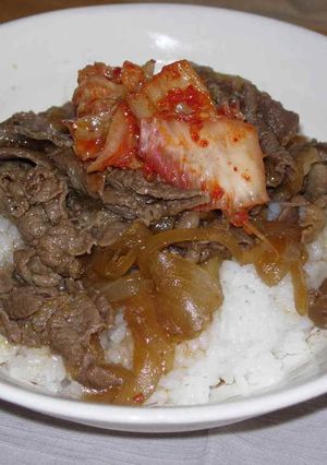 ピリ辛☆キムチ牛丼-レシピのメイン写真