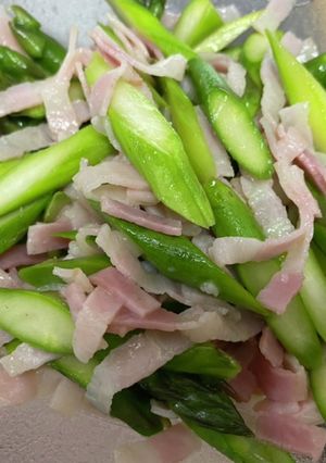 簡単！レンジでアスパラベーコン！-レシピのメイン写真