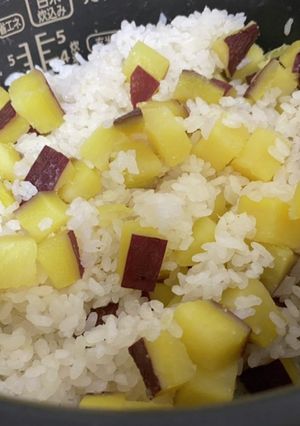 簡単！さつまいもの炊き込みご飯！-レシピのメイン写真