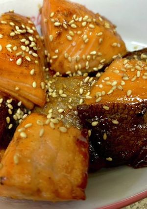 簡単！鮭のこってり焼き！-レシピのメイン写真