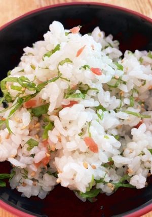 梅じそ ご飯-レシピのメイン写真