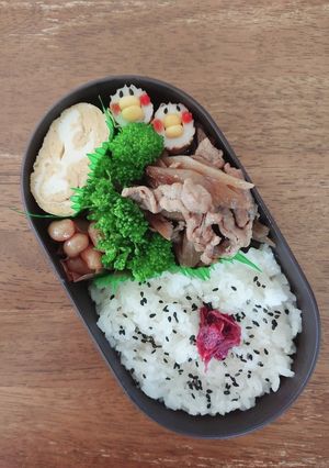 JK☆豚肉とゴボウの甘辛煮弁当♪-レシピのメイン写真