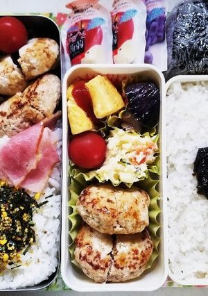 つくね弁当(6.24)-レシピのメイン写真