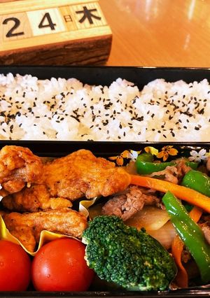 2021.6/24 中学生男子お弁当-レシピのメイン写真