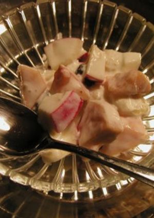 懐かしい味。給食風フルーツヨーグルト-レシピのメイン写真