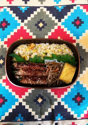 アスパラの肉巻き弁当　〜高校生男子弁当〜-レシピのメイン写真